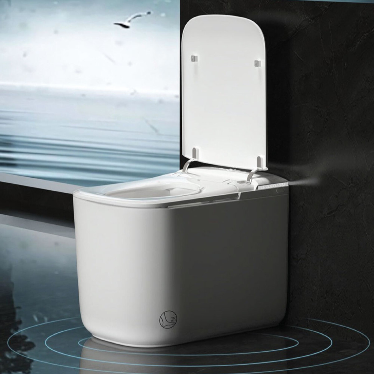 Inodoro Inteligente New Gemini Con Tapa 