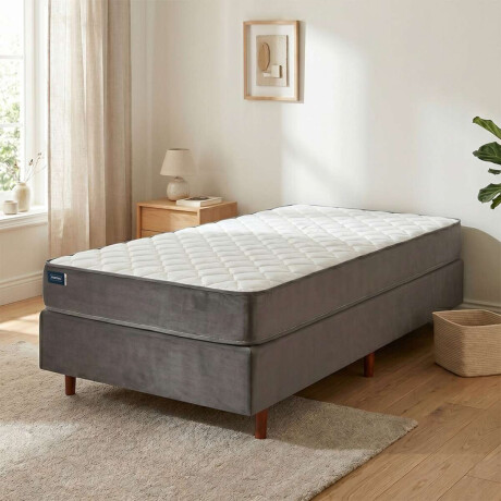 Conjunto Sommier 1 Plaza Personalite Mannes