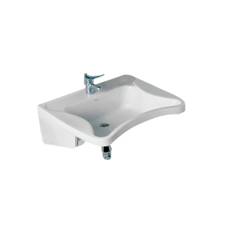 Lavatorio Para Colgar Blanco Para Discapacitados Ferrum Mural 000