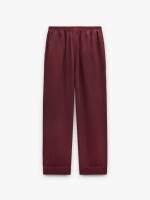Pantalón Fluido 100% Lyocell burdeos