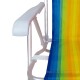 Silla reclinable 4 posiciones aluminio AMARILLO