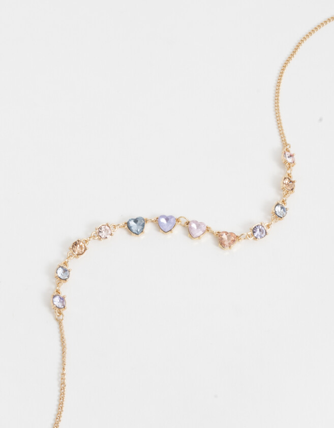 Collares Cortos Con strass Collar Corto Con Strass - Dorado