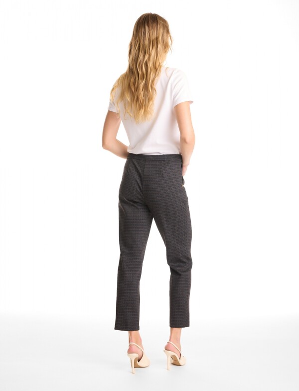 Pantalon Cuadrille Botones MULTI/AZUL