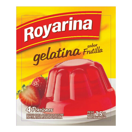 GELATINA ROYARINA 4P 25G FRUTILLA GELATINA ROYARINA 4P 25G FRUTILLA