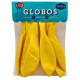 Globos X5 Tamaño R18 Amarillo Liso