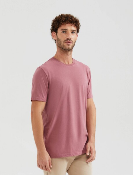 CAMISETAS BÁSICAS REGULAR WORLD ROSA