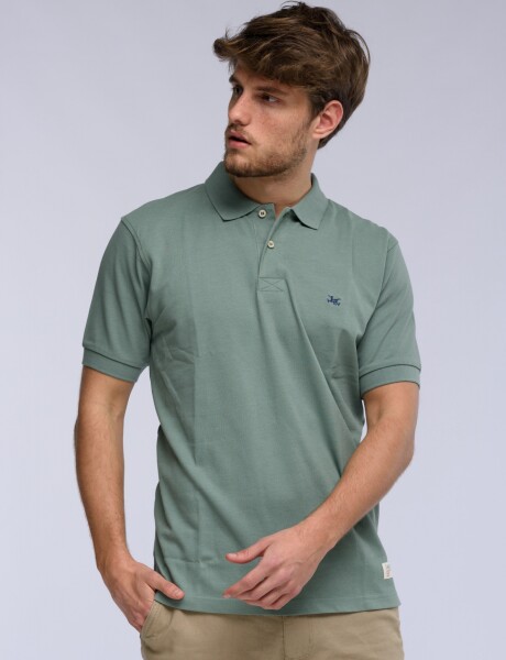 REMERA POLO PIQUE Verde Claro