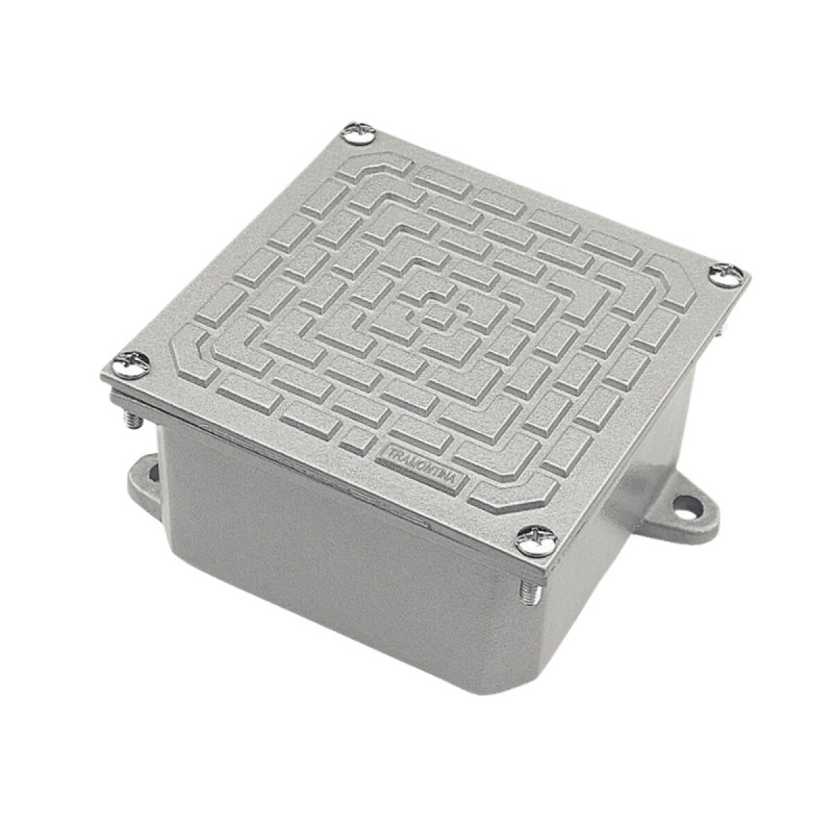 Caja de piso ciega con tapa 200 x 200 x 100mm - TE9510 