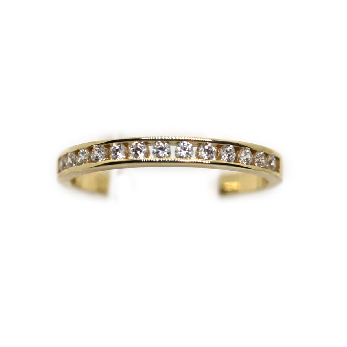 Anillo en Oro 9Kilates con Zirconias 