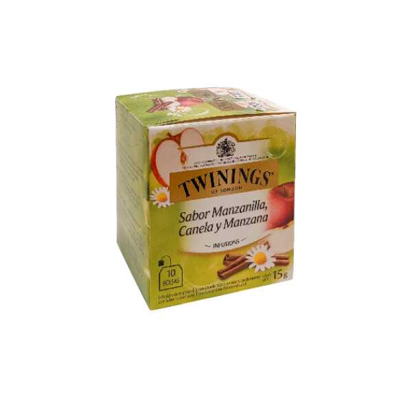 TE TWININGS MANZANILLA CANELA MANZANA x 10 sob Unica