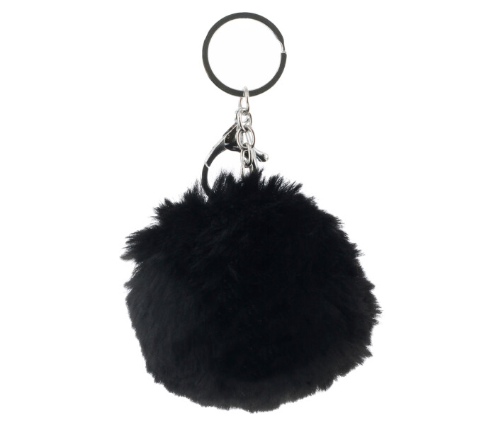 Llavero de Mujer Miss Carol en simil piel Negro