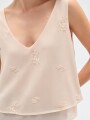 Musculosa Meran Beige Claro