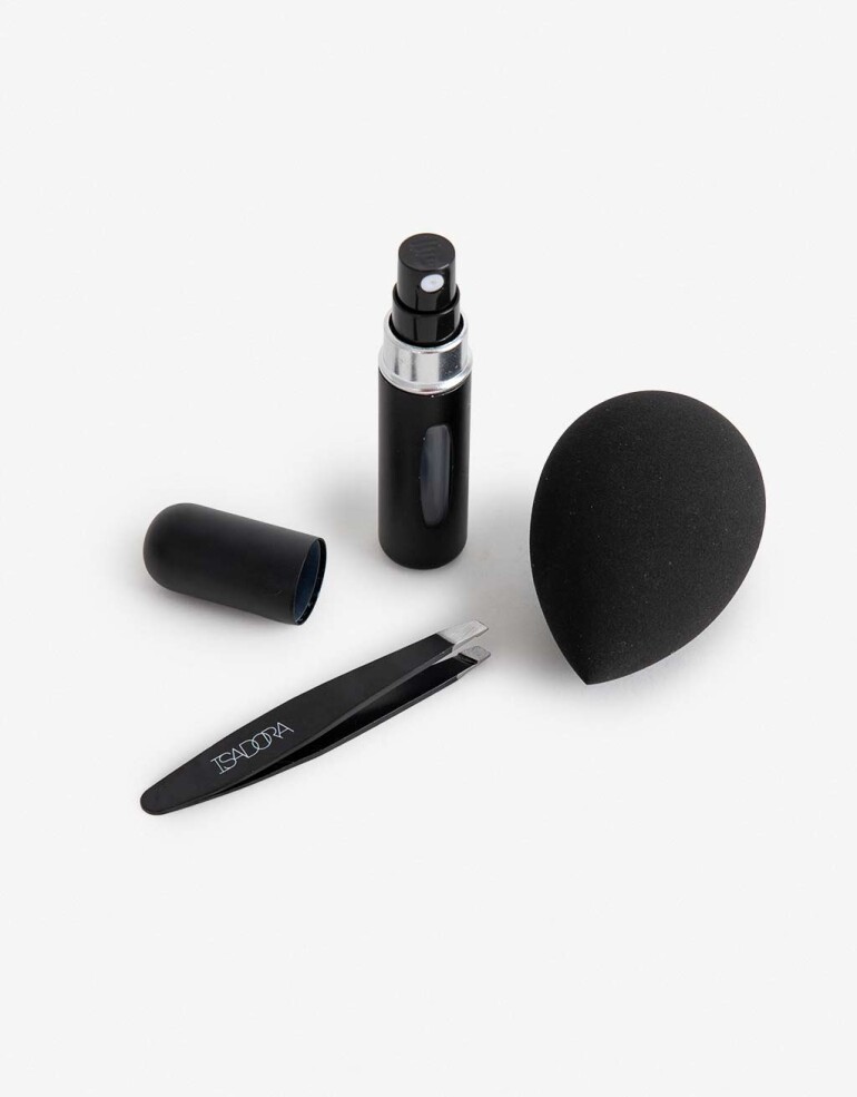 Complementos de Cosmética Herramientas faciales Set De Accesorios De Cosmética - Negro