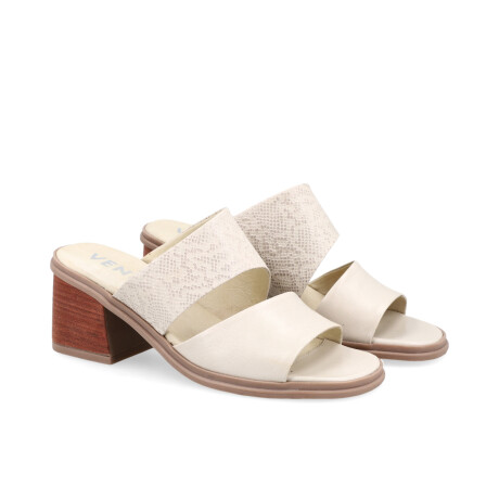 SANDALIAS CUERO ANEMONE BLANCO