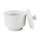 Azucarero c/tapa 300ml porcelana BLANCO