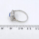 Anillo Nuevo Estilo Antiguo, Platino, Brillantes Y Zafiro Anillo Nuevo Estilo Antiguo, Platino, Brillantes Y Zafiro