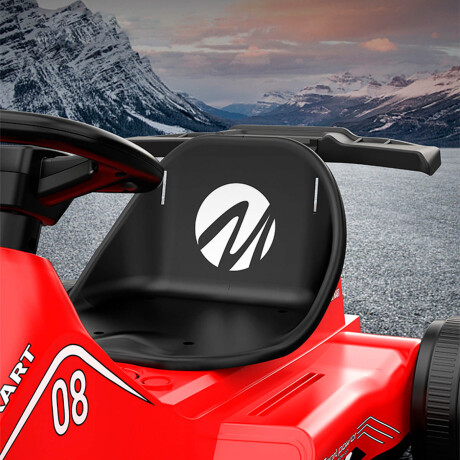 Auto A Batería Go Kart Karting Con Luces y Sonidos Rojo