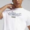 Puma Remera Sneaker Graphic de Hombre - 671764-02 Blanco