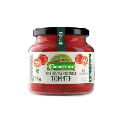 Mermelada De Tomate Orgánica Campo Claro 270g Mermelada Campo Claro Tomate