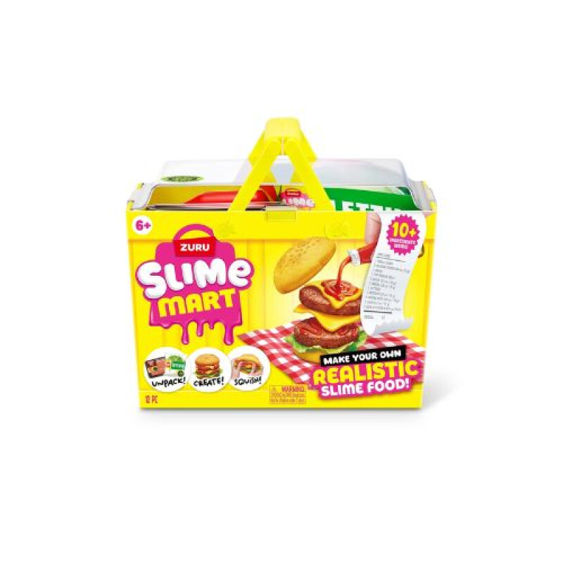 Slime Mart Canasto de Shopping Fast Burger