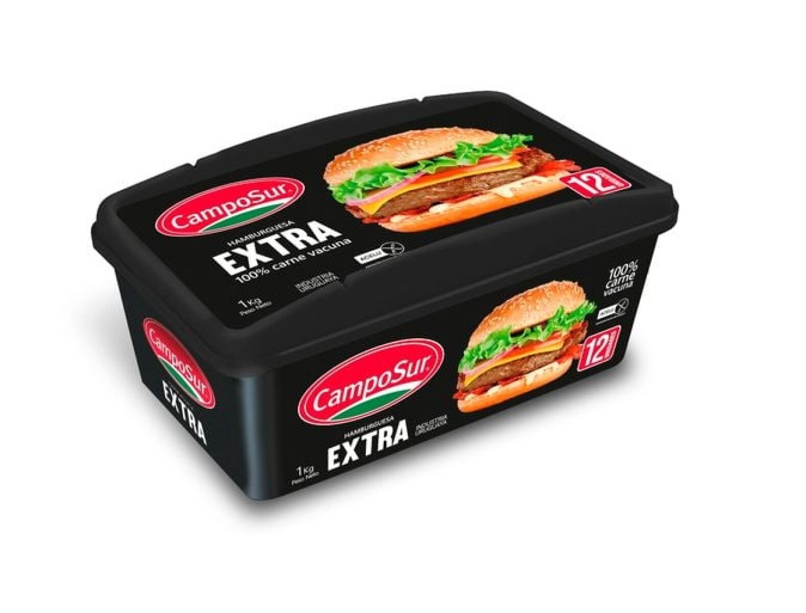 HAMBURGUESA EXTRA X12 CAMPOSUR 