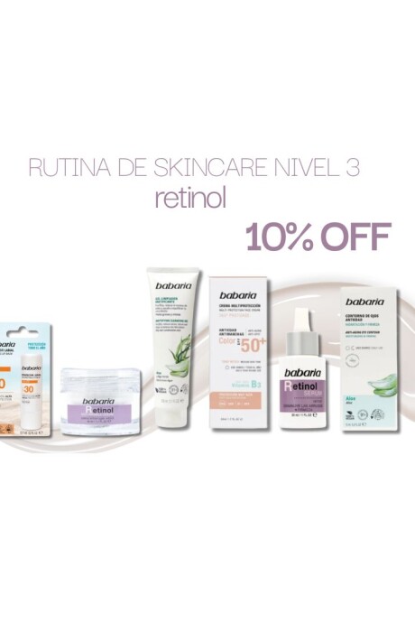 Rutina de skincare NIVEL 3 Retinol
