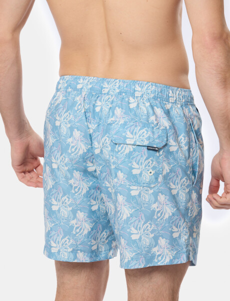 SHORT DE BAÑO ESTAMPADO Verde