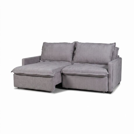 Sofá Cama Oliver - Tela Microfibra 12091 (Gris)