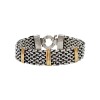 Pulsera Ancha-Plata y Oro-Sin piedra-PU5027 sinpiedra