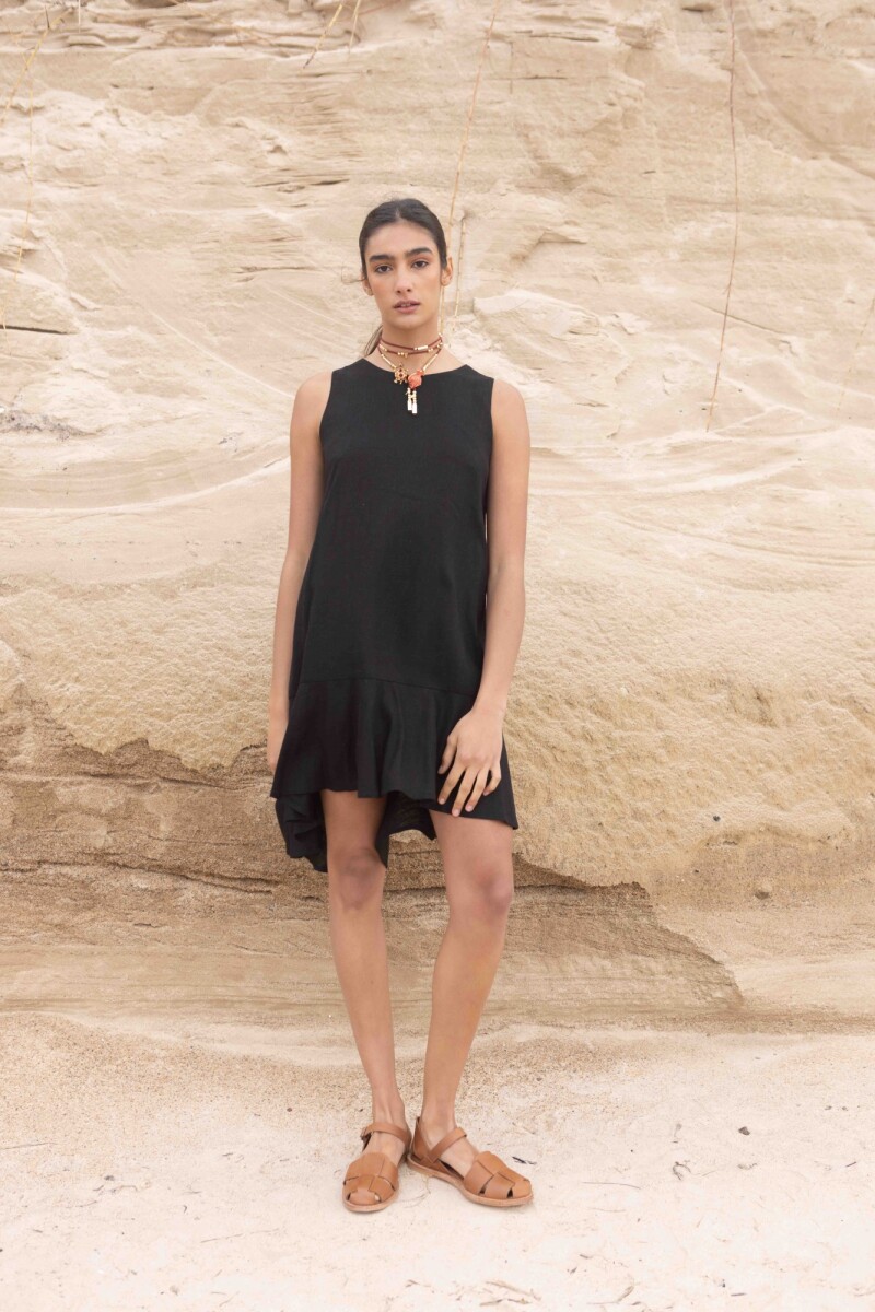 Vestido Folk Negro