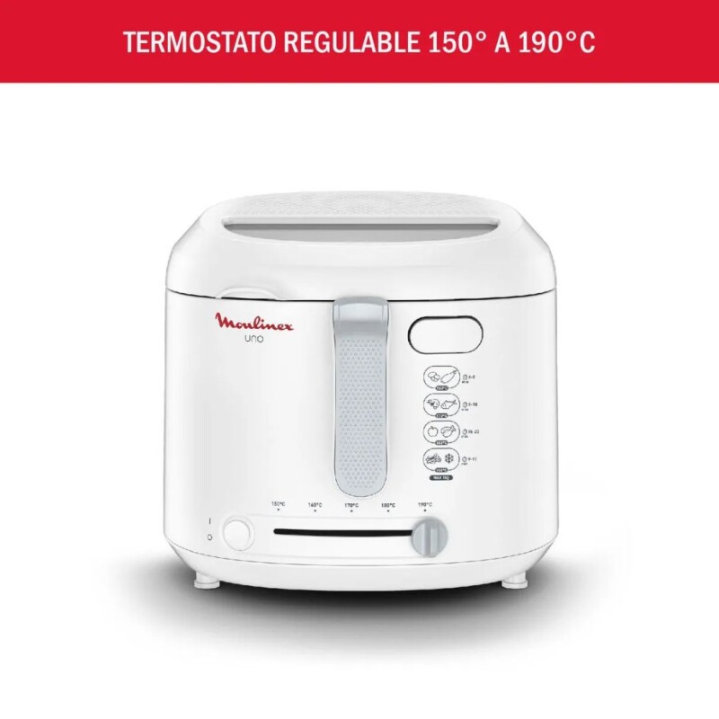 Freidora con Aceite Uno M - Moulinex | Color blanco Freidora con Aceite Uno M - Moulinex | Color blanco