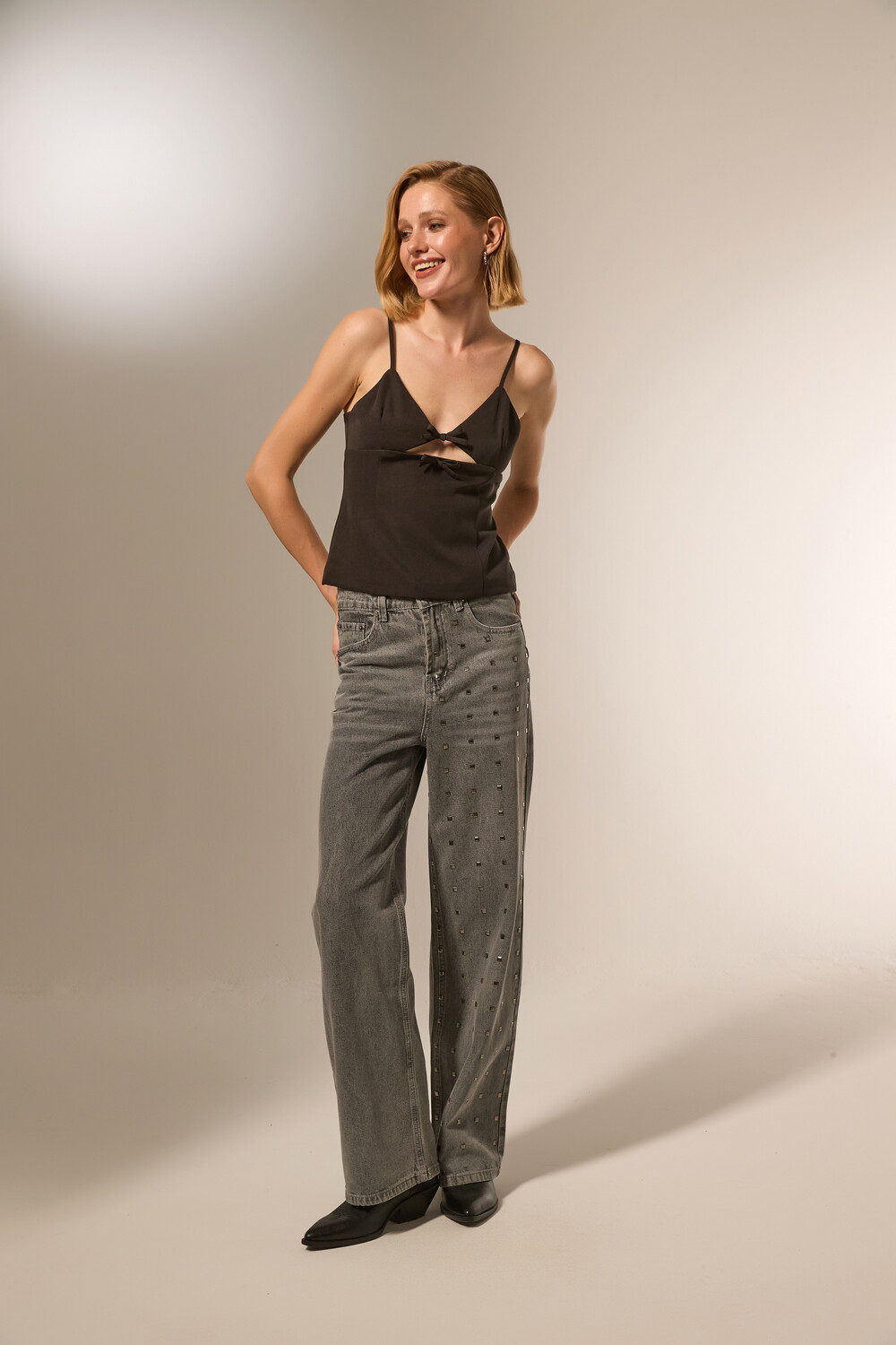 Pantalon Rockin Gris Claro