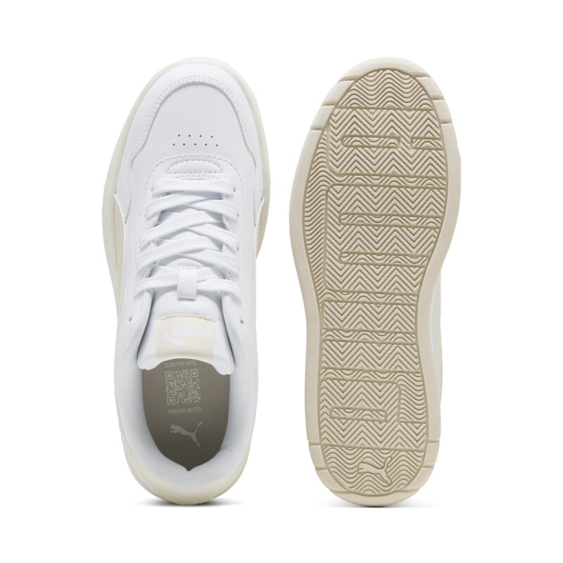 Championes Puma Court Lally Skye de Mujer - 400368 08 Blanco-arena