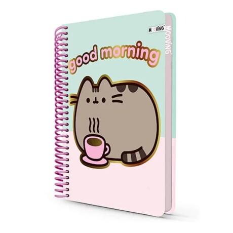 Cuaderno Mooving Carta 96 hojas Licencias Pusheen Good Morning