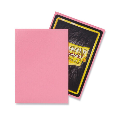 Dragon Shield: 100 Standard Sleeves - Matte Pink Dragon Shield: 100 Standard Sleeves - Matte Pink