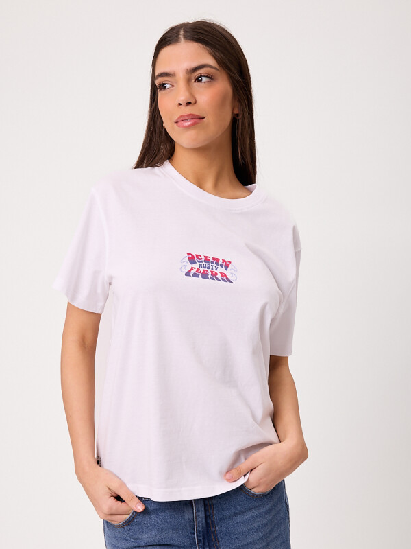 T-SHIRT MARLENA RUSTY Blanco