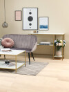 Mesa consola PANDRUP 30x110 estante bl/dorado Mesa consola PANDRUP 30x110 estante bl/dorado