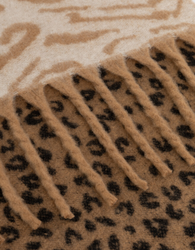 Bufandas Estampados Bufanda Tejida Animal Print - Estampado Animal Print