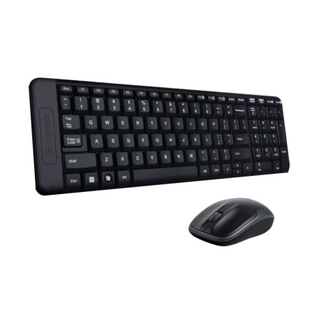 Keyboard + mouse logitech mk220 inalambrico Negro