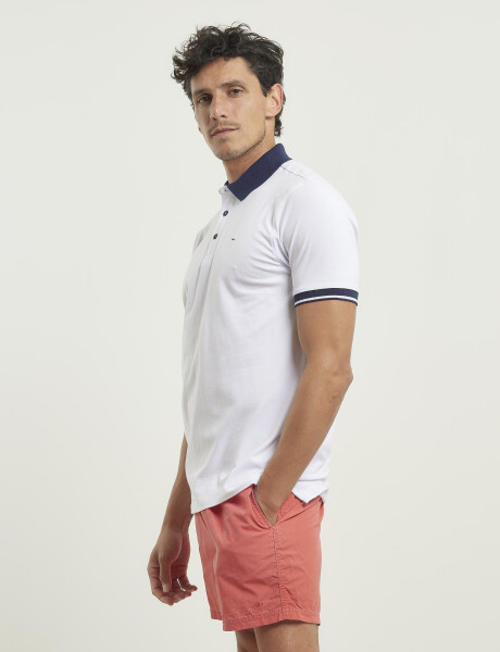 520794 REMERA HARRINGTON LABEL Blanco