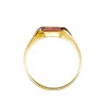 Anillo Solitario-Oro bajo-Piedra Zirconia Rosa-AN8223 conpiedra