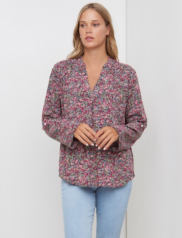 Blusa Floral MULTI/ROSA