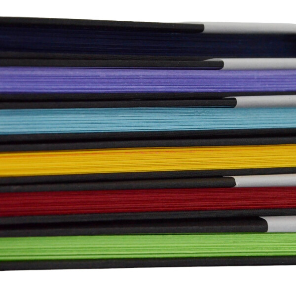 Libreta hecha a mano - Cartulina de color Única