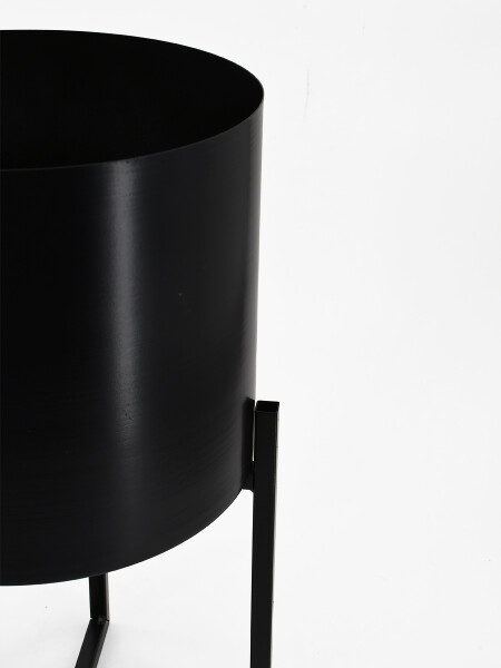 MACETA DECORATIVA NEGRO