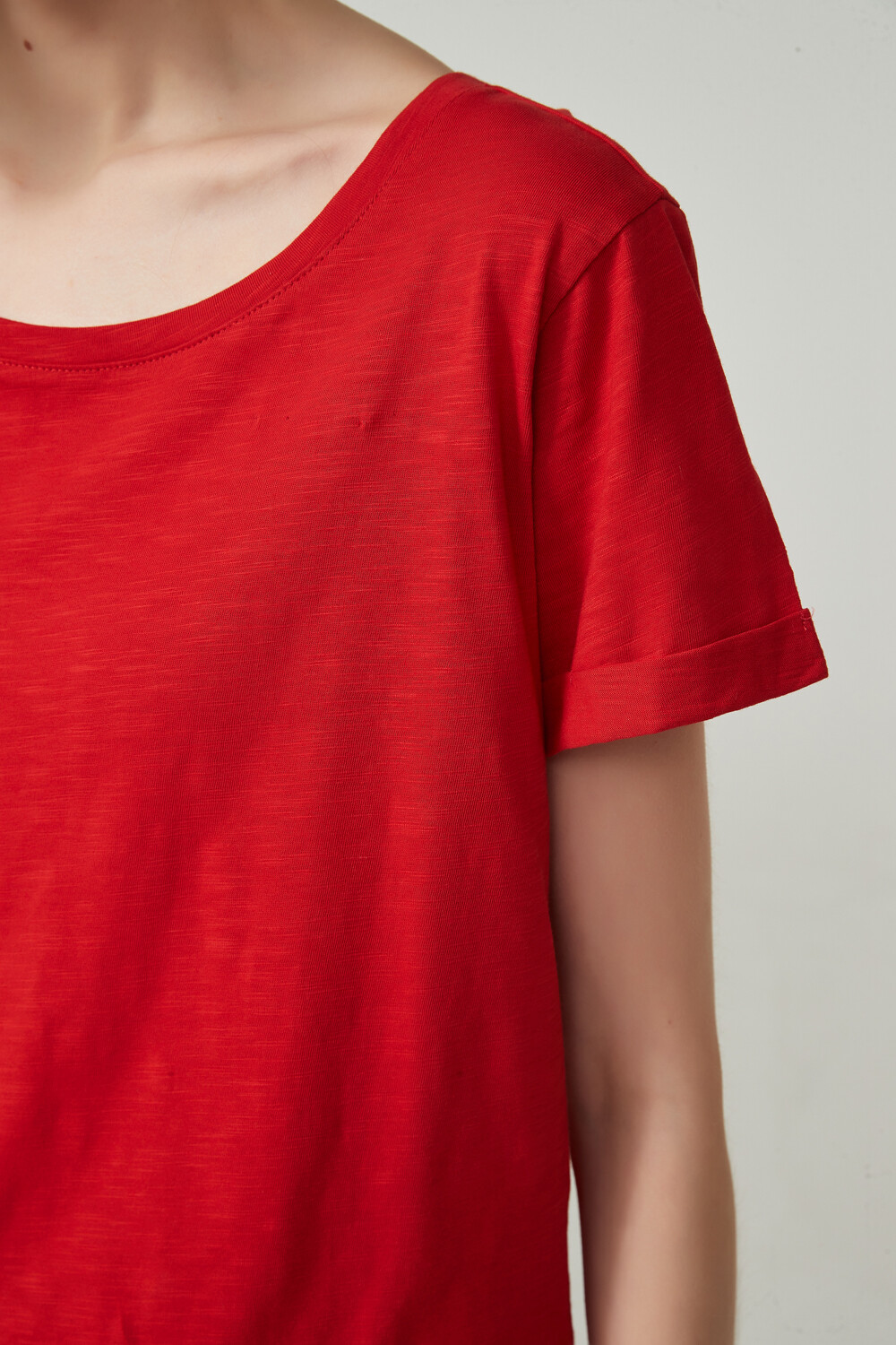 Remera Cordata Rojo Oscuro