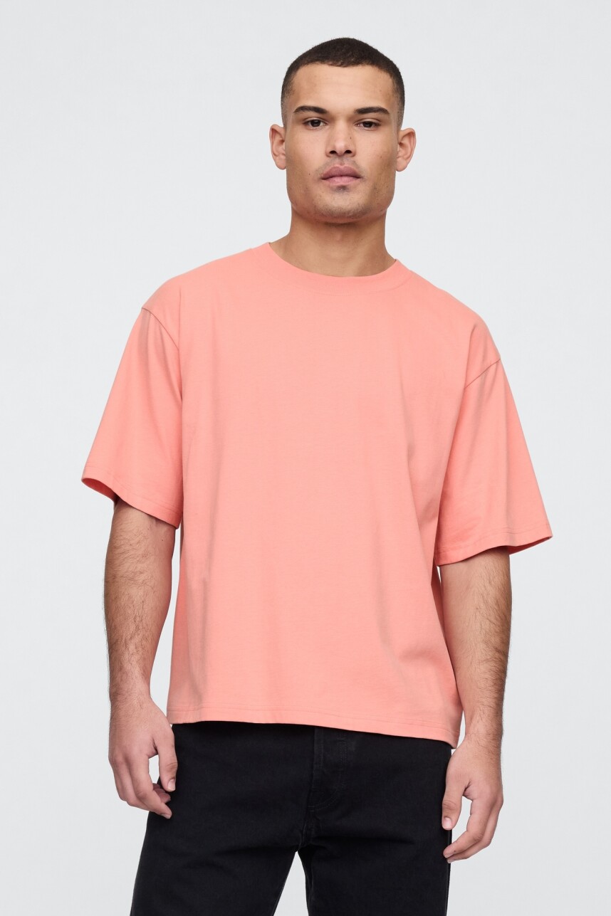 Remera Vintage Soft Boxy Hombre Tea Rose