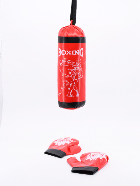 BOLSA BOX CON GUANTES ROJO