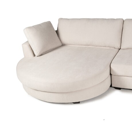 Rinconera Lotus - Tela Microfibra - Chaise Izquierdo 12073 (Greige)
