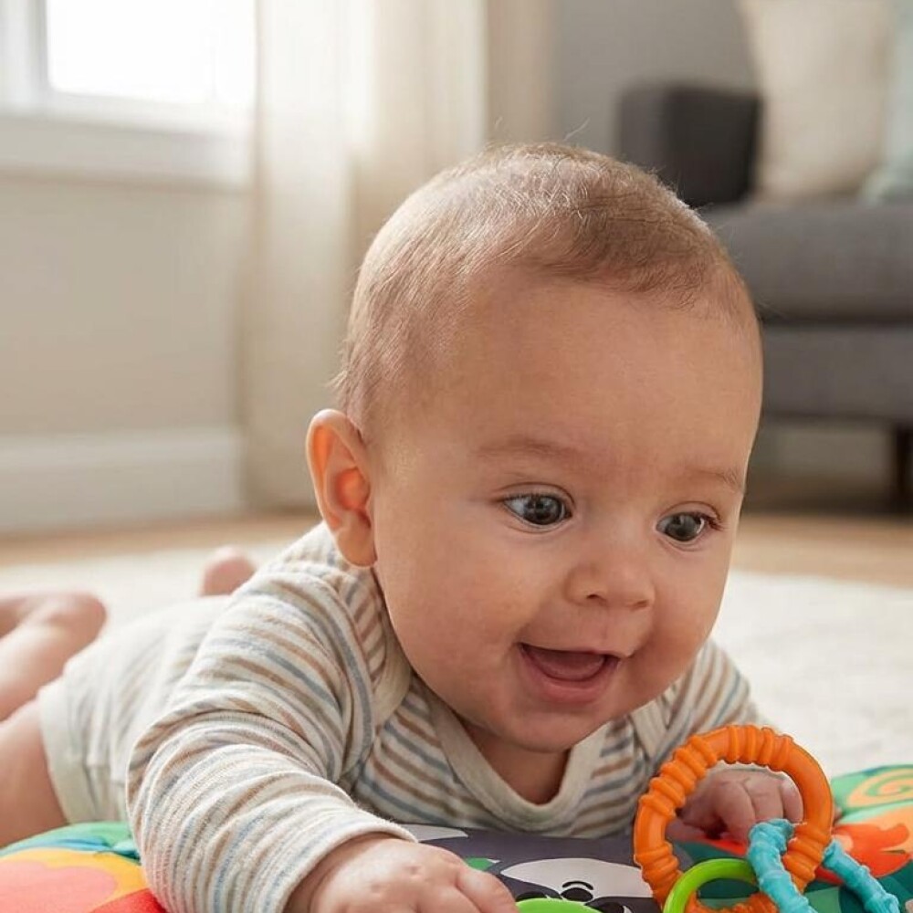 Almohada estimulacion tummy time jungla Almohada estimulacion tummy time jungla