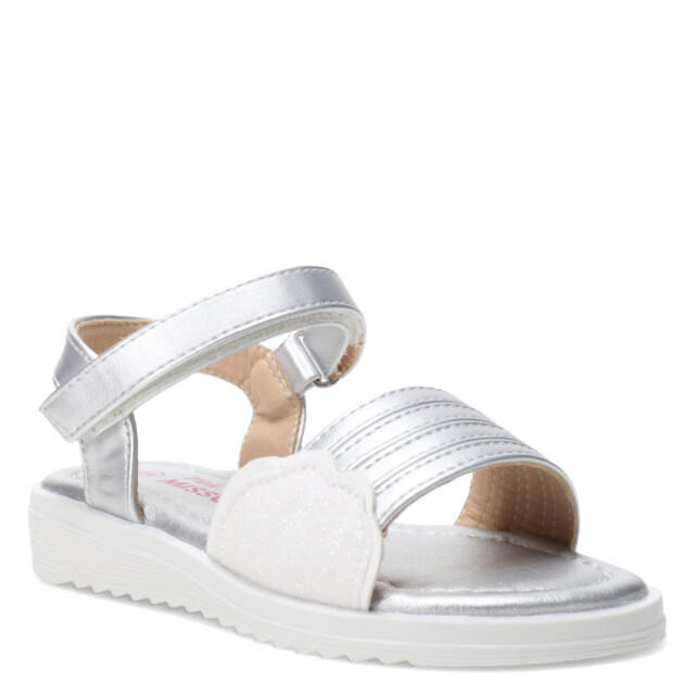 Sandalias de Niña MINI Miss Carol ANZAC con diseño de nube Plateado